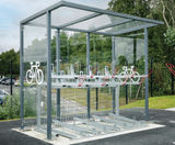Lincoln Two Tier Cycle Shelter - on this page