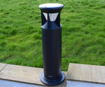 Guarded Solar Light Bollard - vandal-resistant path light