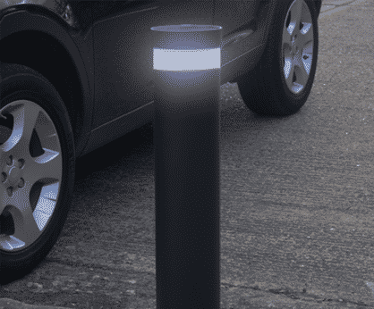 Car Park solar-powered illuminated bollard