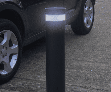 Car Park - solar-powered illuminated bollard