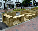 Grenadier planter / seating - Parklet unit 02
