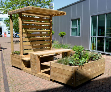 Grenadier planter / seating - Parklet unit 01