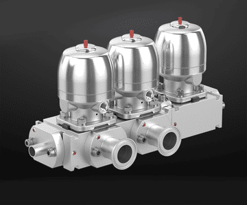 New GEMÜ modular M-block diaphragm valve gives flexibility design
