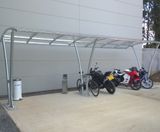 Bentham - double-sided cycle shelter, 10 bikes - on this page