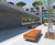 Big Harris steel and timber bench 0