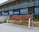 FGP timber and anodised aluminium seat - on this page