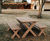 PicniX moveable timber picnic table and bench set 0