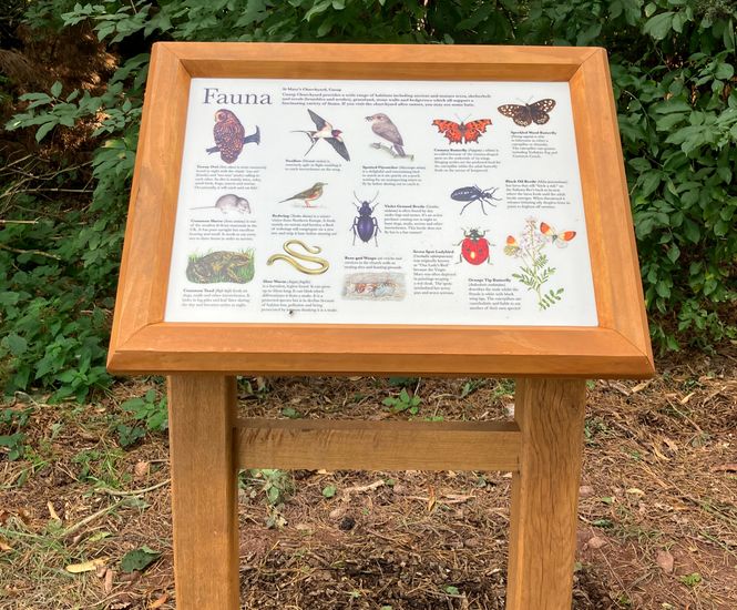 GRP interpretation panels for outdoor visitor attractions