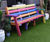 Sloper recycled plastic bench 1