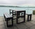 Cube - recycled plastic picnic table and bench set 0