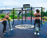 Wet pour safety surfacing for one-of-a-kind outdoor gym - on this page