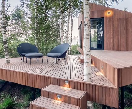 Thermory® thermo-treated, eco-friendly timber decking