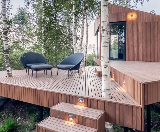 Thermory® thermo-treated, eco-friendly timber decking