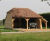 2-bay oak-framed garage kit with gable end and log store 1