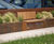 Planterline - straight structural steel planter walls 3