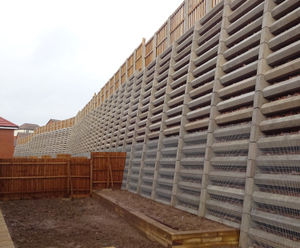 Andacrib concrete crib retaining wall system