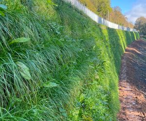 Textomur reinforced soil geogrid