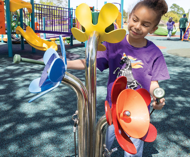 Harmony Flowers Outdoor Musical Flowers Percussion Play