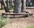 v36 curved steel and timber bench 1