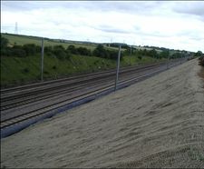 Soil Saver™ biodegradable jute erosion control mesh