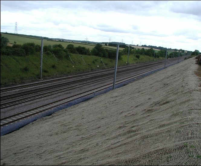 Soil Saver™ biodegradable jute erosion control mesh HyTex