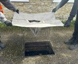 Biobrane W70 Drain Guard - wool drain filter for sediment and oil removal - on this page