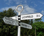 Traditional fingerpost signs