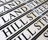 Street Nameplates - on this page