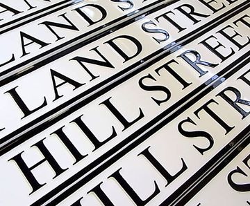 Street Nameplates