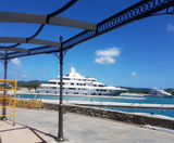 Bespoke decorative metal canopy shelters - on this page