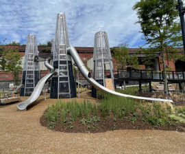 Bespoke play equipment - Mayfield Park, Manchester