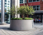 Bespoke steel tree planters