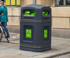 Leafield Heritage Square XL Litter Bin 