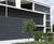Italia-100 steel louvred grille fencing 0