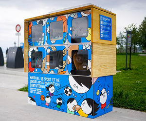 BoxUp locker for parks, play areas and MUGAs