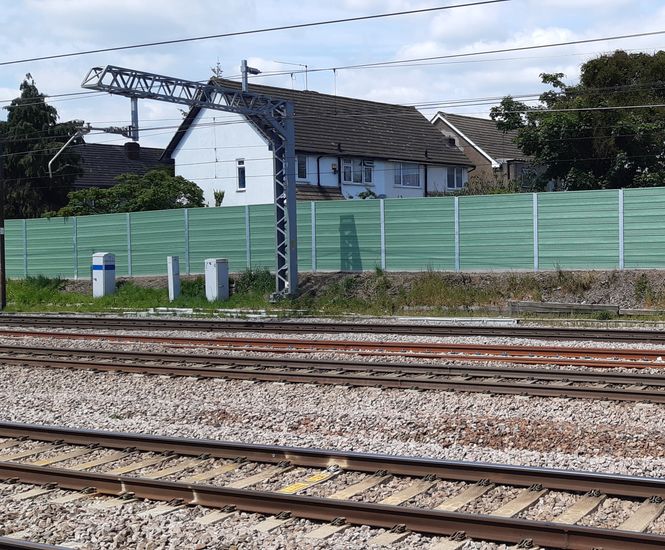 POLYSoundBlok® Absorptive - recycled polymer noise barrier system