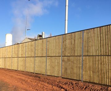 NATURALSoundBlok Reflective - timber acoustic fence for noise control