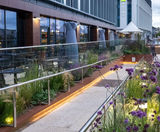 Planters, benches and cladding - Mercure Paignton Hotel, Devon - on this page