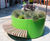 Colourful planters with bench seating for Quality Streets 0
