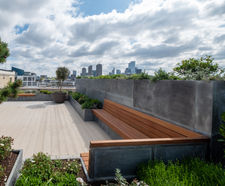 Bespoke planters and seating for terraces - The Bindery