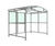 Inglewood smoking shelter with PETG roof 2