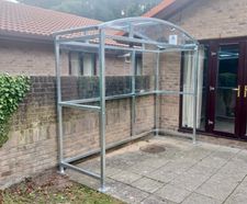 Inglewood smoking shelter with PETG roof