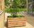 Springwell traditional-style timber square planter 1