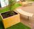 Springwell traditional-style timber square planter 6