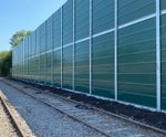 METASoundBlok - lightweight steel absorptive acoustic barrier panels