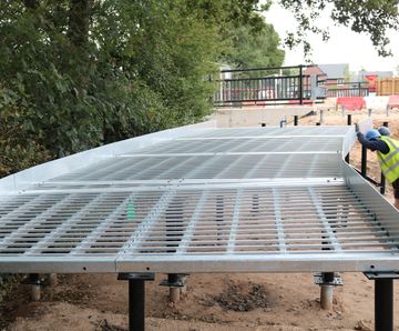 RootBridge - steel tree root zone protection system