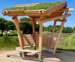 Bird's Nest shelter with green roof - Blythe Valley Park