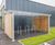 Malford MCS211 - timber-clad semi-enclosed cycle shelter 1