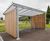Malford MCS211 - timber-clad semi-enclosed cycle shelter 2