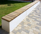 Pewsham timber-topped precast concrete bench - PBN417 - on this page
